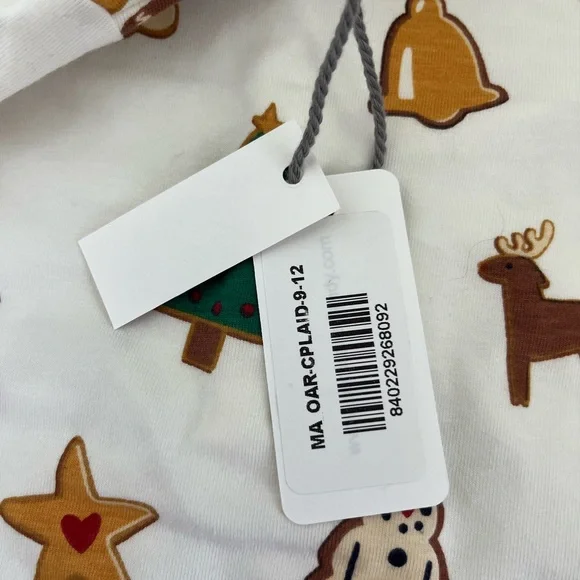 Monica & Andy Christmas Holiday Cookies On The Go One Piece Baby Size 9-12M New - Picture 8 of 8